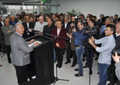 Inauguración del Centro Odontológico OSECAC, el más importante de Sudamérica