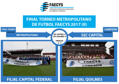 Final Torneo Metropolitano de Fútbol