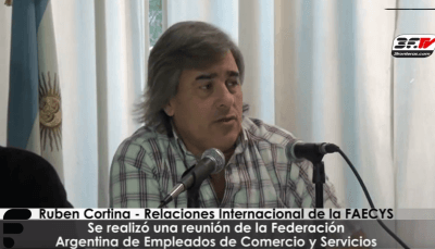 Ruben Cortina. Relaciones Internacional de la FAECYS