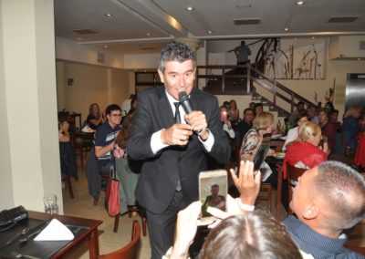 Agasajo a los empleados de comercio en el Hotel Riviera, Mar del Plata/Show de Miguel Ángel Cherutti