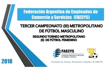 Tercer Campeonato (III) Metropolitano de Fútbol